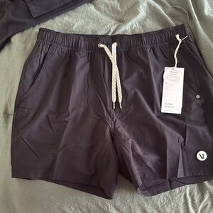 Vuori Men's Black Athletic Shorts